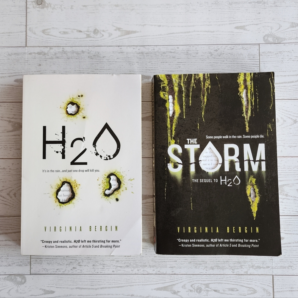 H20 + The Storm Paperback Book Series by Virginia Bergin YA Fiction